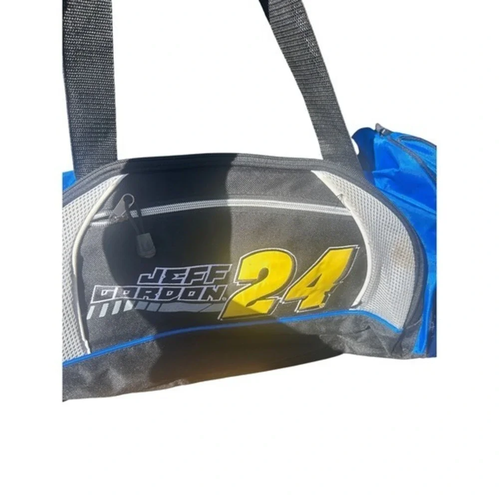 NASCAR Jeff Gordon 24‎ vintage 90s Duffel Unisex Blue Racing Gear Travel Bag